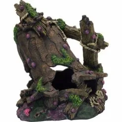 4FISH Aquarium Dekoration Fass 28 X 25,5 X 31 Cm