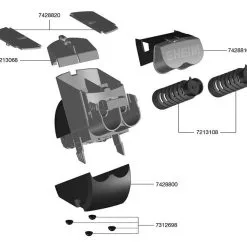Eheim Zwillingsfischfutterautomat Für Aquarien -Fischfutter Verkaufsgeschäft Eheim20Twin20fiske20foderautomat20til20akvarie203 p