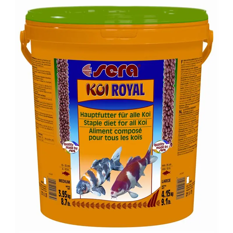 Sera Koi Royal HF Medium | 21 Liter Für Mittelgroße Koi`s 3 Sera Koi Royal HF Medium | 21 Liter Für Mittelgroße Koi`s