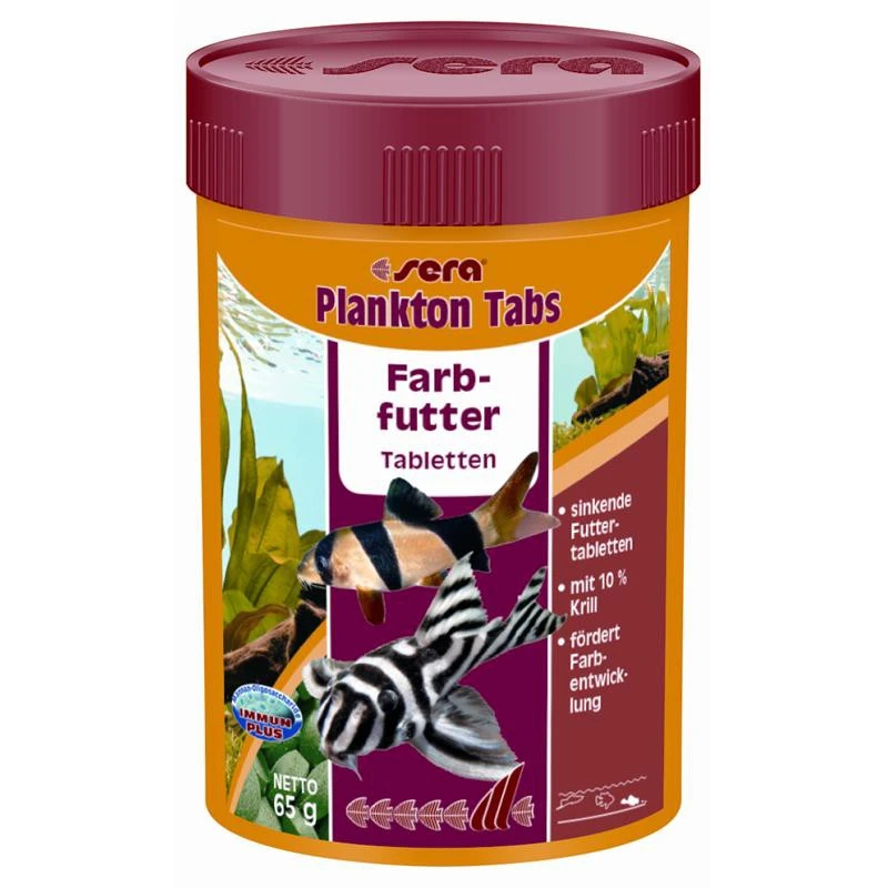 Sera Plankton Tabs | 100 Ml Futter Für Zierfische 3 Sera Plankton Tabs | 100 Ml Futter Für Zierfische